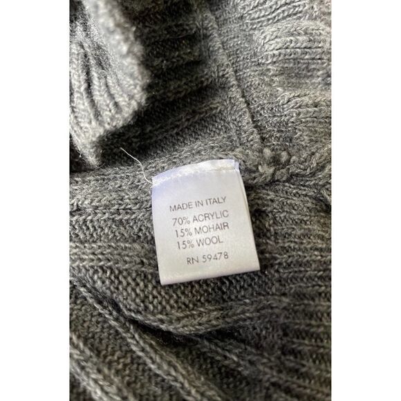 Elisabetta Collection Wool Mohair blend Open Cardigan Ruffle Women’s Size Small - Picture 7 of 12